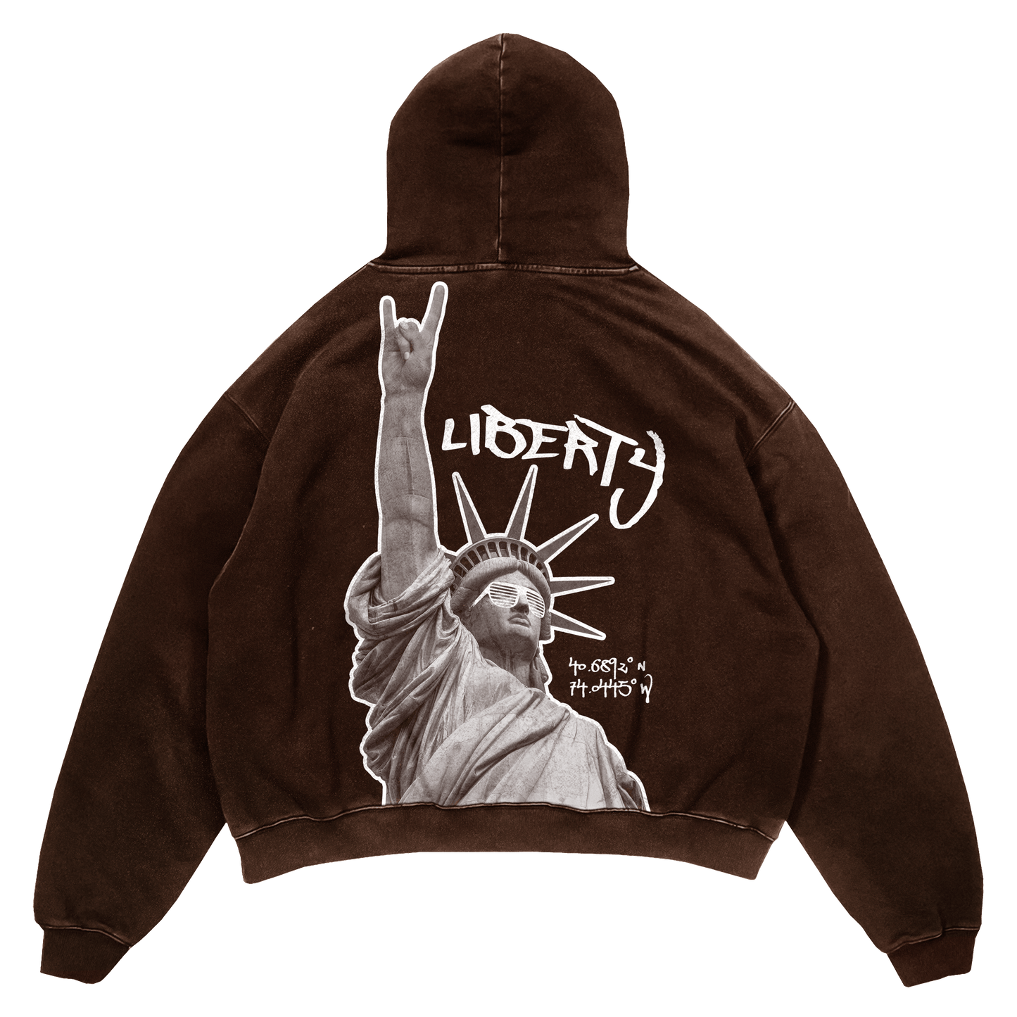 LIBERTY BROWN HOODIE